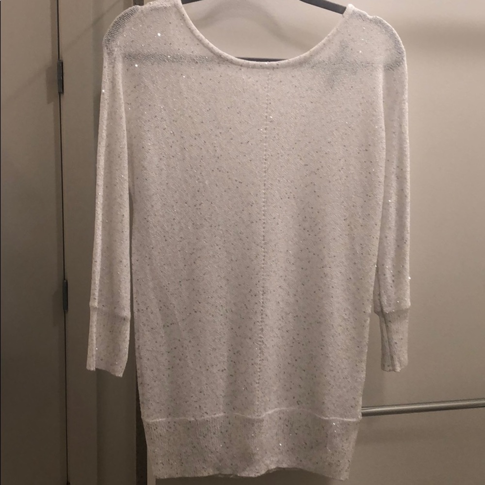 White Sequin sweater